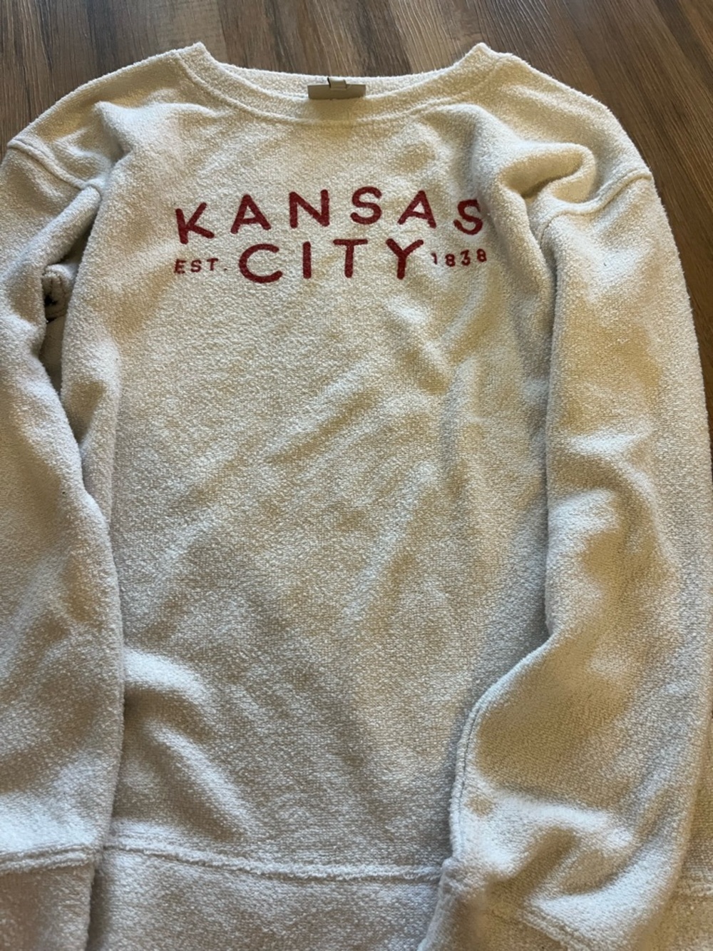 boxercraft Cream Terry Fleece Pullover